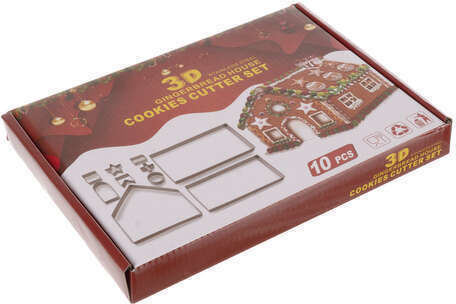 Ruhhy Set Konditoreiwerkzeuge aus Metall 3cm