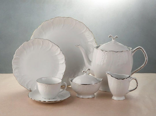 Cryspo Trio Jasmine Porcelain Dinnerware Set 20pcs