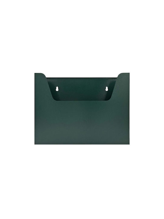 Import Hellas Forms Box Metallic in Green Color 34.5x7.5x26cm TX-001