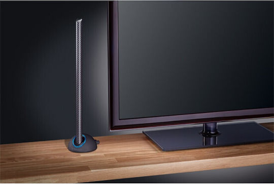 Oehlbach Scope Max Indoor TV Antenna (with power supply) Black Connection via Coaxial Cable