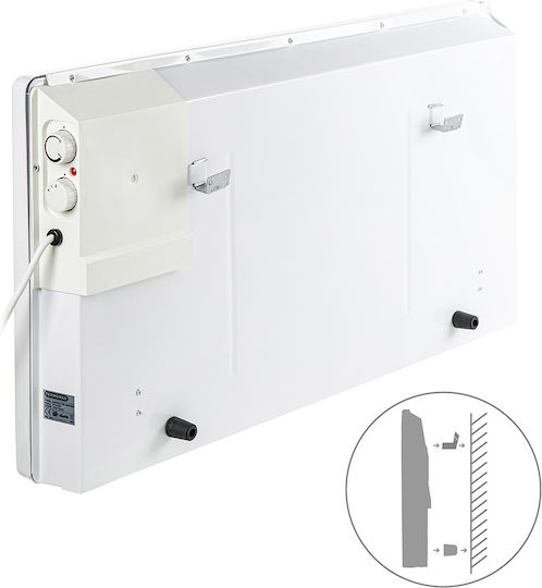 Termomax TR-1020P Konvektorheizung Boden 2000W 78x42cm Weiß