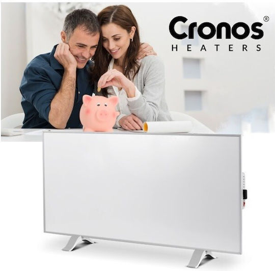 Cronos Synthelith Pro Θερμοπομπός Τοίχου 770W με Ηλεκτρονικό Θερμοστάτη και WiFi 120x60cm Γκρι
