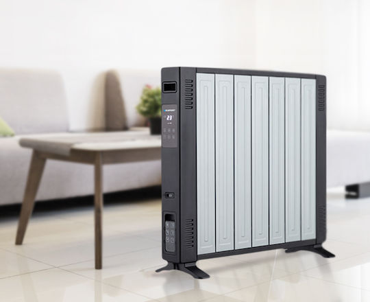 Blaupunkt HCO701 Floor Convector Heater 2000W with Electronic Thermostat 64.2x58.7cm Black