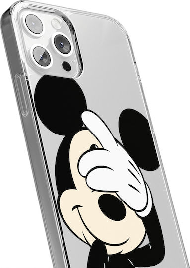 Apple iPhone 15 Pro Mickey 003 Disney Partial Print Transparent Case