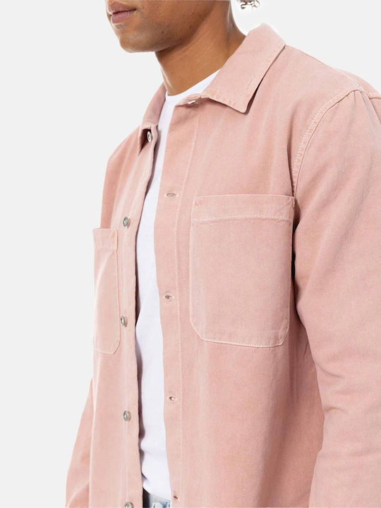 Cover Jeans Herrenhemd Overshirt Rosa