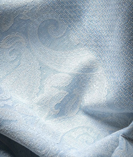 Madi Rococo Dreisitzer-Sofa Wurf Pelzartig 170x300cm Cyan