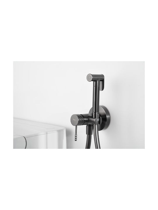Imex Wall Mounted Bidet Set Black