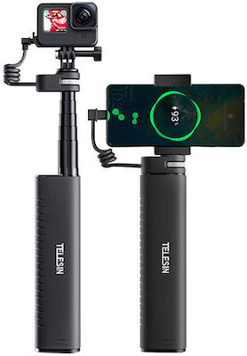 Telesin Selfie Stick Rechargeable για Action Cameras