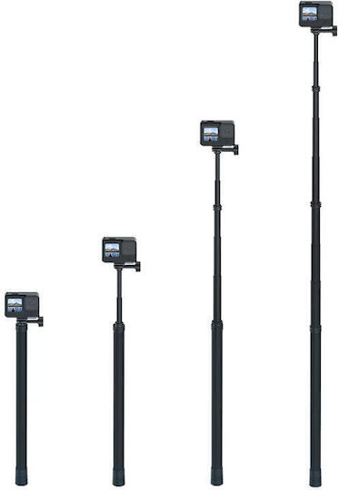 Telesin Carbon Fiber Selfie Stick for GoPro Fusion / Hero 10 / Hero 11 / Hero 11 Mini / Hero 12 / Hero 2018 / Hero 3 / Hero 3+ / Hero 4 / Hero 4 Session / Hero 5 / Hero 5 Session / Hero 6 / Hero 7 / Hero 8 / Hero 9 / Max