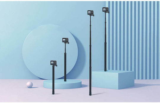 Telesin Carbon Fiber Selfie Stick for GoPro Fusion / Hero 10 / Hero 11 / Hero 11 Mini / Hero 12 / Hero 2018 / Hero 3 / Hero 3+ / Hero 4 / Hero 4 Session / Hero 5 / Hero 5 Session / Hero 6 / Hero 7 / Hero 8 / Hero 9 / Max