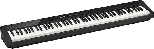 Casio Electric Stage Piano PX-S1100 Deluxe Set with 88 Weighted Keys Built-in Speakers and Connection with Headphones and Computer Black