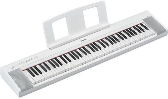 Yamaha Acoustic Stage Piano NP 35 Piaggero Set with 76 Weighted Keys White