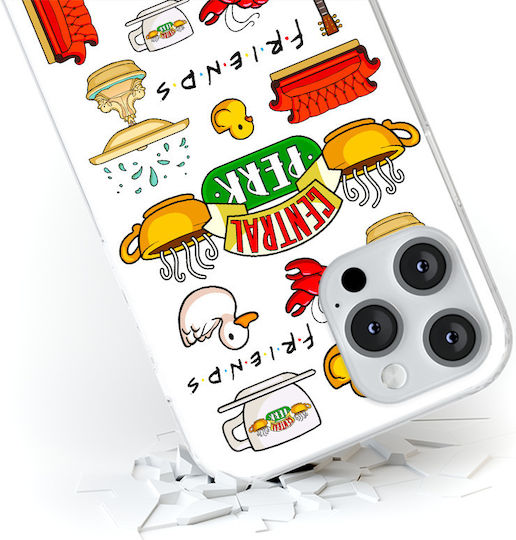 Xiaomi Pocophone X3 Friends 014 Friends Print Full White Silicone Back Cover