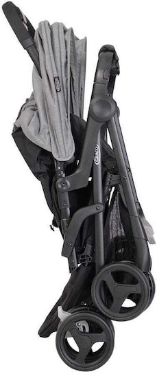 Graco Duorider Steeple Double Stroller Suitable for Newborn Gray 12.1kg