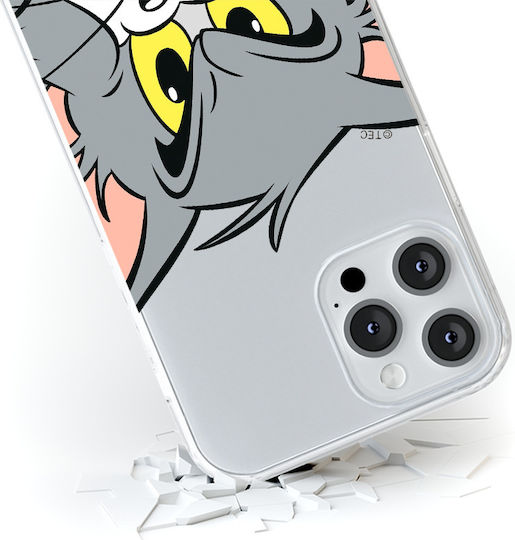 Husă Samsung S23 Tom 001 Tom & Jerry Partial Print Transparent