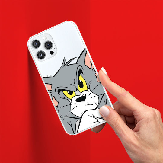 Husă Samsung S23 Tom 001 Tom & Jerry Partial Print Transparent