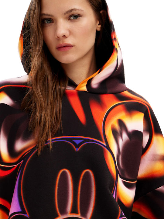 Mickey Mouse Γυναικεία Ζακέτα Φούτερ 2000/black