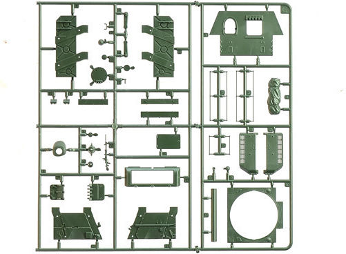 Static Model Tank Scale 1:35 37.3x24.1x6cm