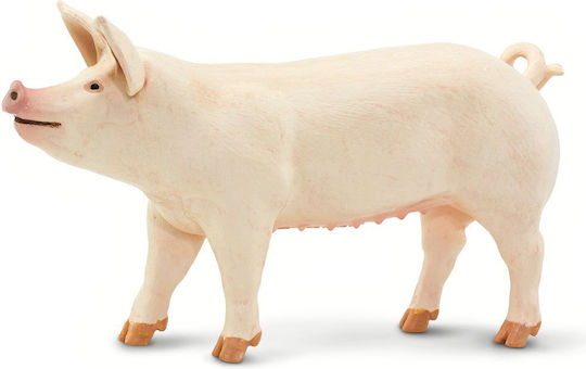 Μινιατούρες Safari Large White Pig Μεγάλο Λευκό Γουρούνι