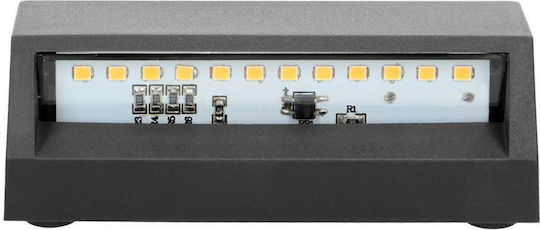 Adviti Стенно Външно Осветително Тяло LED IP65 1.5W с Естествено бяло Светлина 10x3.3x6εκ.