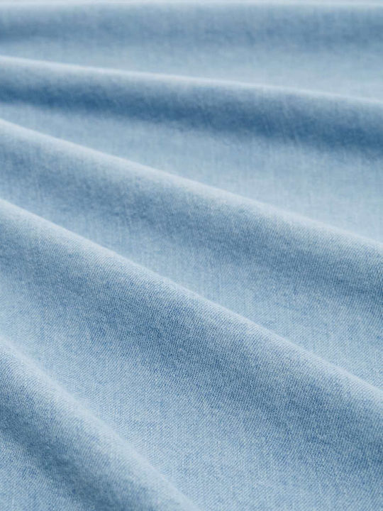 Denim Cămașă Albastru