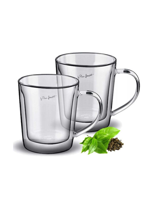 Lamart Vaso Set Tassen Kaffee aus Porzellan Braun 350ml 2Stück 8590669313457