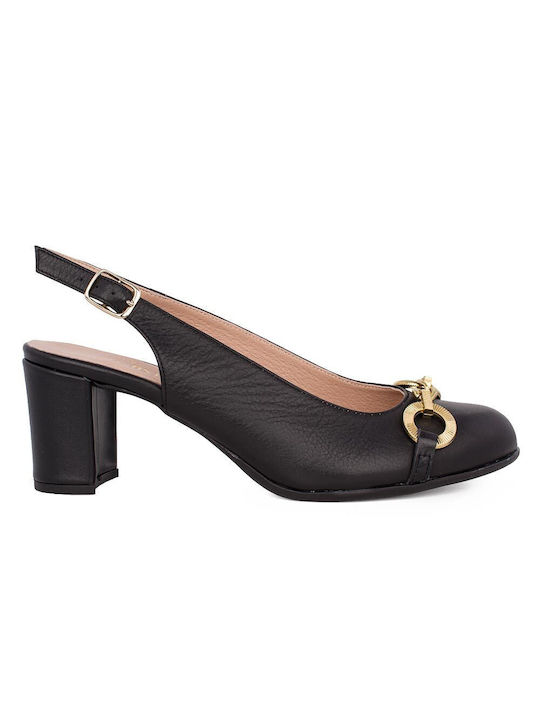 Castor Anatomic Anatomic Leather Black Low Heels