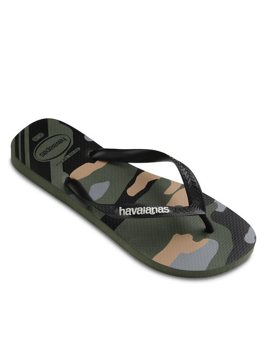 Havaianas Top Camu Ανδρικές Σαγιονάρες Μαύρες