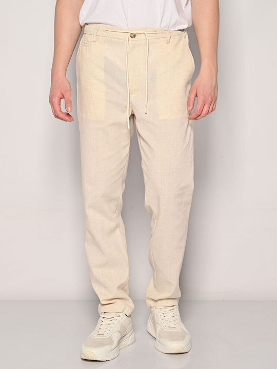 Brokers Jeans Men's Trousers Beige