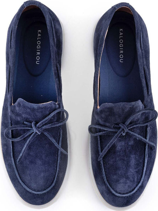 Ανδρικά Boat Shoes σε Μπλε Χρώμα