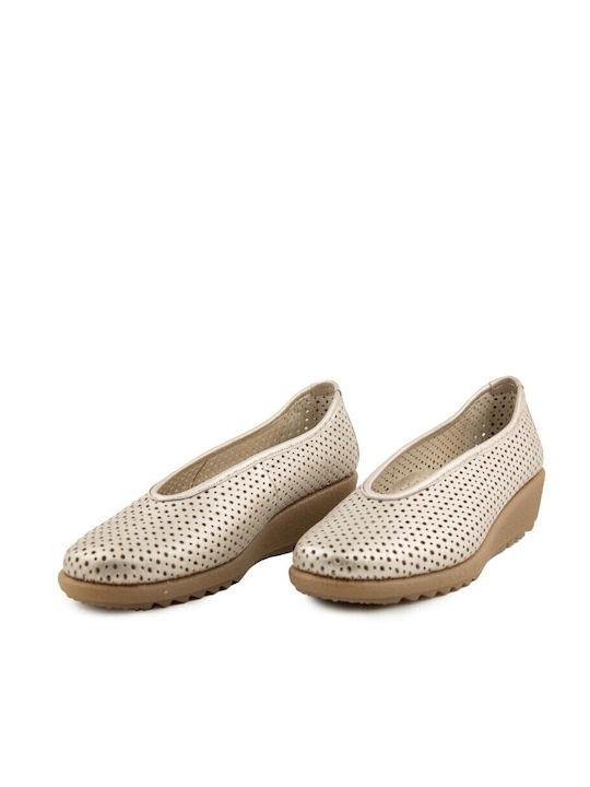 Relax Anatomic Anatomic Leather Ballerinas Beige