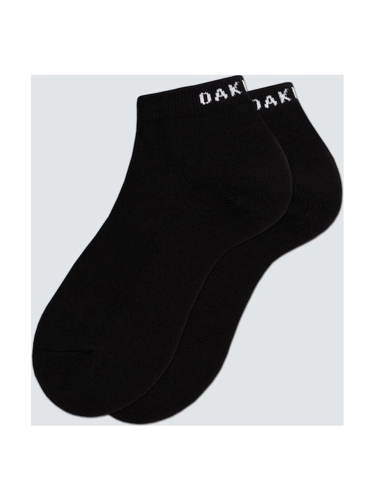 Oakley Short Solid Socks Fos900351 02e Αθλητικές Κάλτσες Μαύρο 3 Ζεύγη