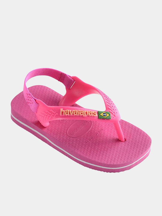 Kids' Sandals Pink Hav Baby Brasil Logo Ii