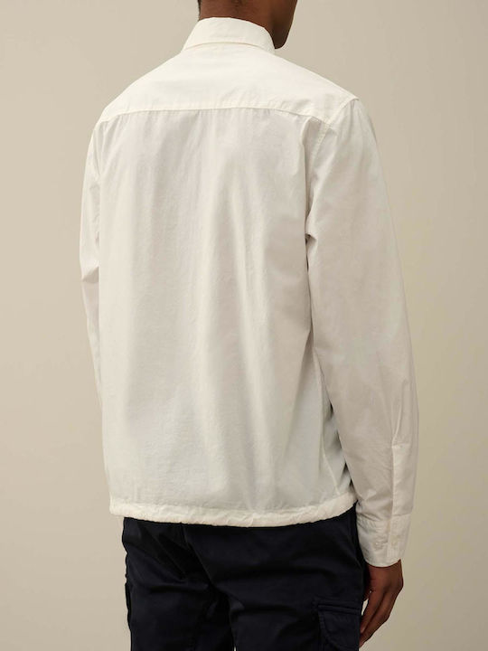 C.P Company Herrenhemd Overshirt Ecru