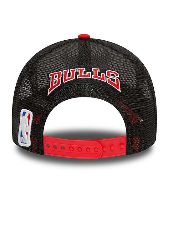 New Era Erwachsene 9forty NBA Chicago Bulls Trucker Cap Weiß Rot 60503487 New Era