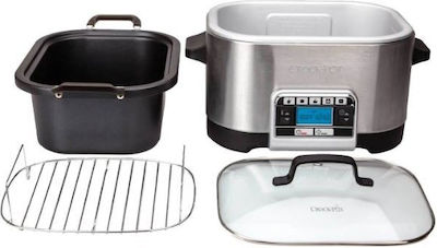 Crock-Pot Πολυμάγειρας 240W με Χωρητικότητα 5.6lt Ασημί