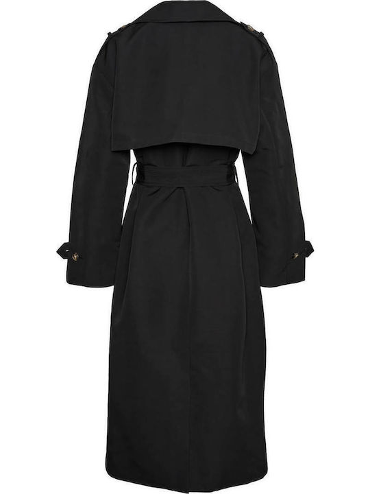 Chloe Women's Black Trench Coat
