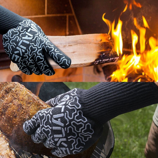 Homewit Set Grillhandschuhe für Barbecue
