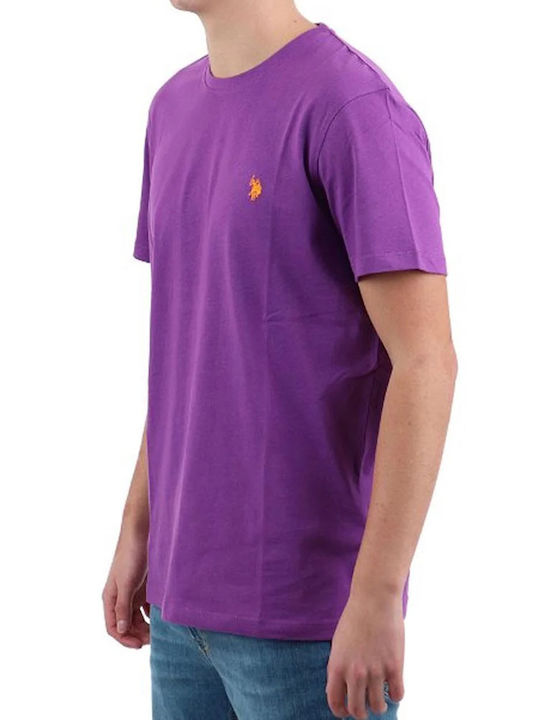 U.S. Polo Assn. Herren T-Shirt Kurzarm Purple