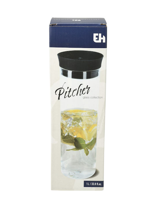 Excellent Houseware Bottiglia Grătare comerciale Sticlă con tappo a vite Transparent 1000ml