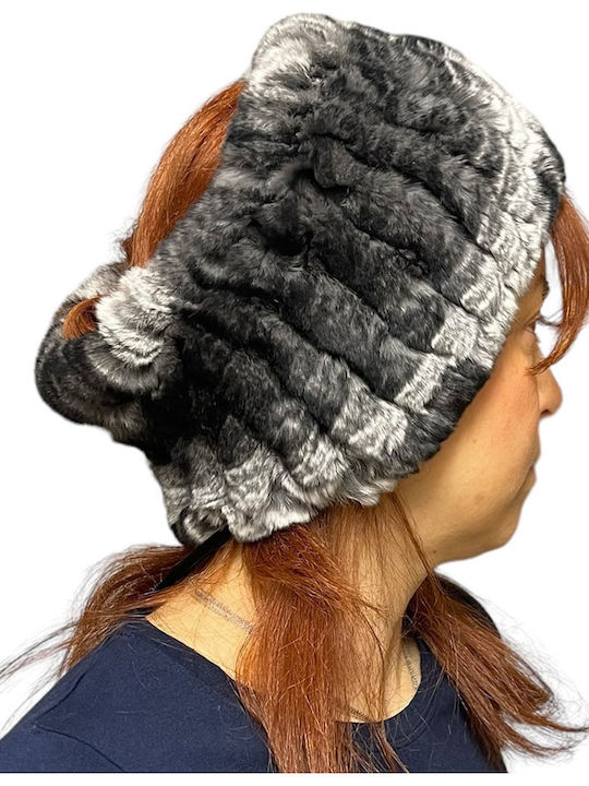 Women's Furry Neck Warmer Gray