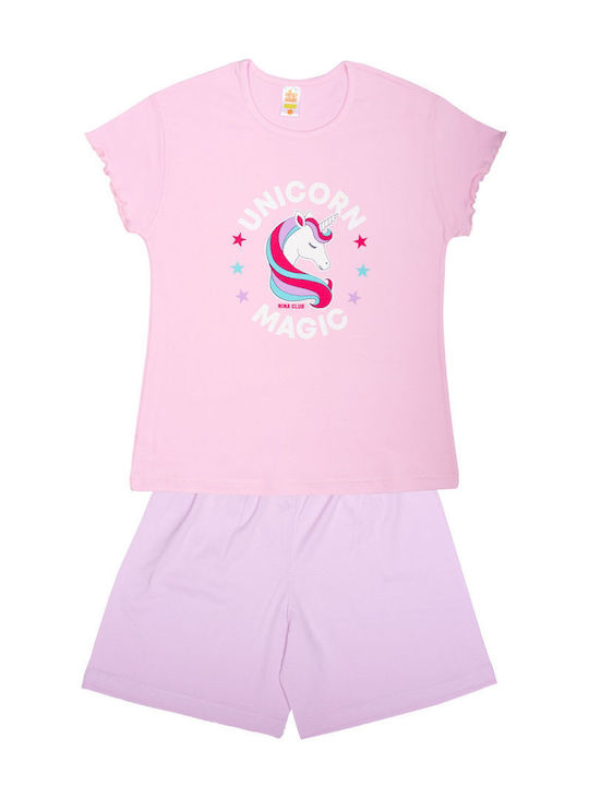 Nina Club Kinder Schlafanzug Sommerlich Lilac