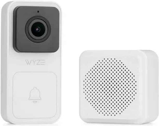Wyze Clopoțel De Ușă Fără Fir Wi-Fi Cu Două Căi Alb