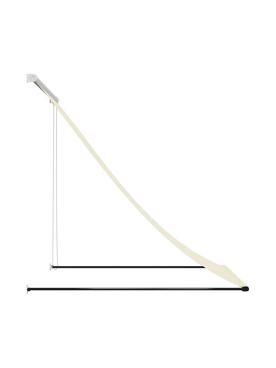 vidaXL Zelt Terrasse mit LEDs Beige 1.5x1.5m