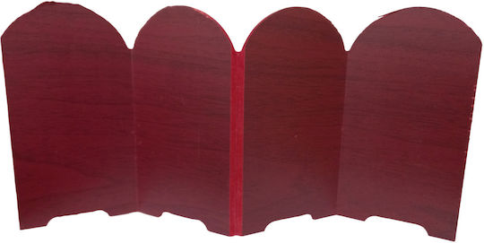 Четирикратно изображение Mdf Аз Дева Мария Христос 30x14cm