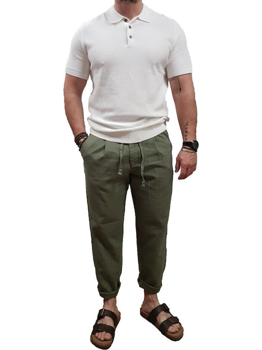 Khaki Men's Trousers