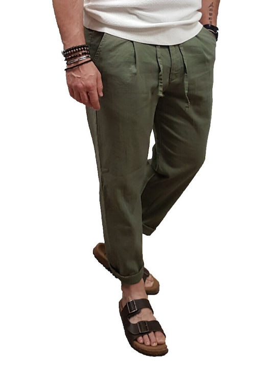 Khaki Men's Trousers