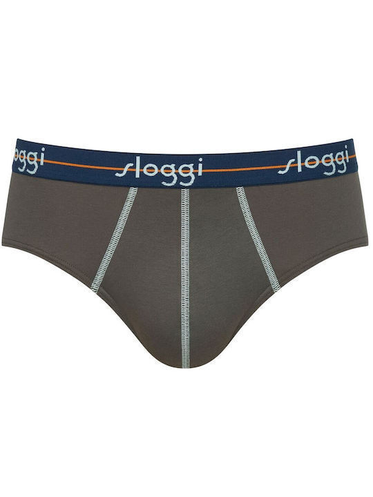 Start Midi Herren Slips Blue-brown 2Packung