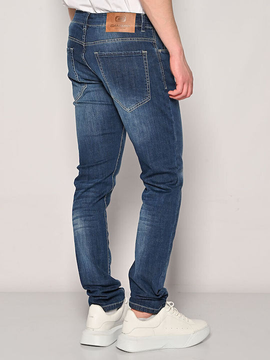Herren Jeanshosen Elastische Schlank Fit Blaue