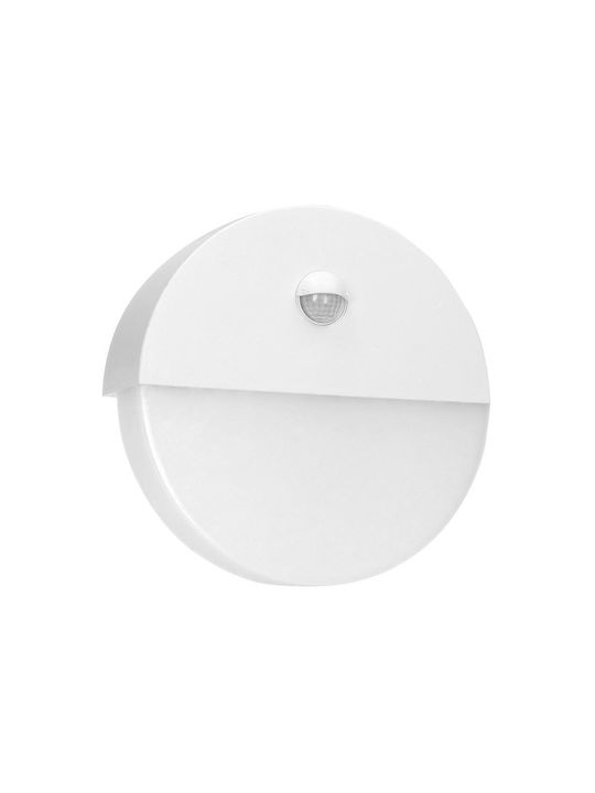 Adviti Επιτοίχιο Εξωτερικό Φωτιστικό LED IP65 10W με Φυσικό Λευκό Φως